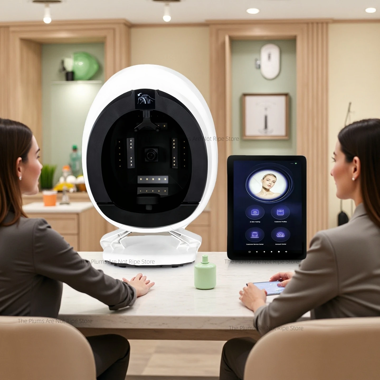 

AISIA 3D AI Facial Skin Analyzer Detection Skin Problem Diagnosis 8 Spectrum Professional Analysis Beauty Salon Equipment