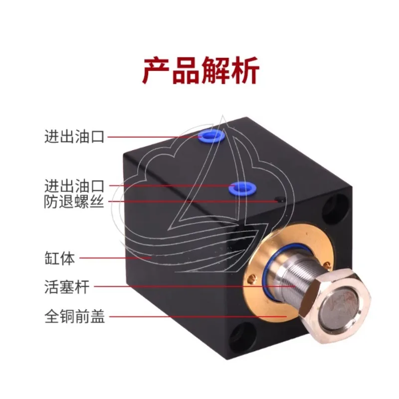 Square Thin Hydraulic Cylinder CX-SD Series, Small Mold Cylinder 32/25/20/40 Sizes
