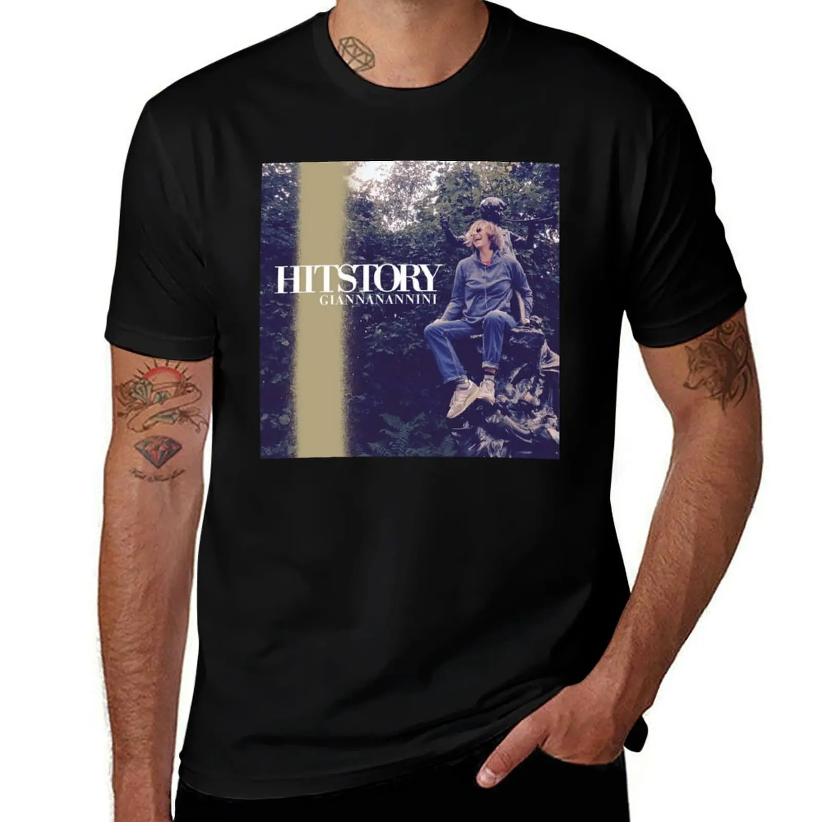 

Gianna Nannini - Hitstory Deluxe album 2015 T-Shirt custom shirt graphic tee shirt cotton man t-shirts workout shirts for men