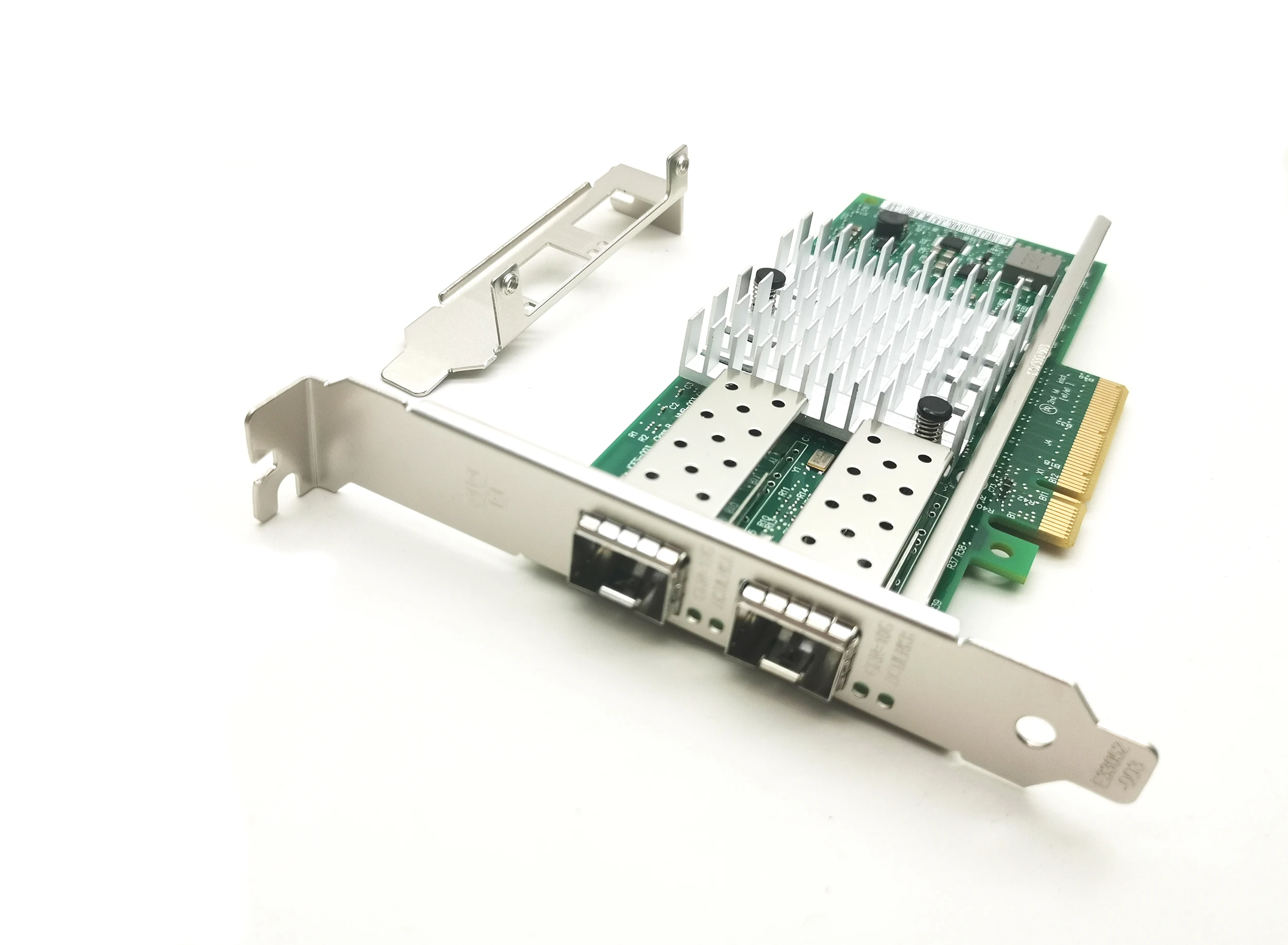 Tarjeta de red Ethernet convergente de 10Gb, X520-DA2 Dual FPS + Puerto PCI-E x8,x16 NIC, adaptador LAN compatible con Windows Server, 7/8/10/VMware