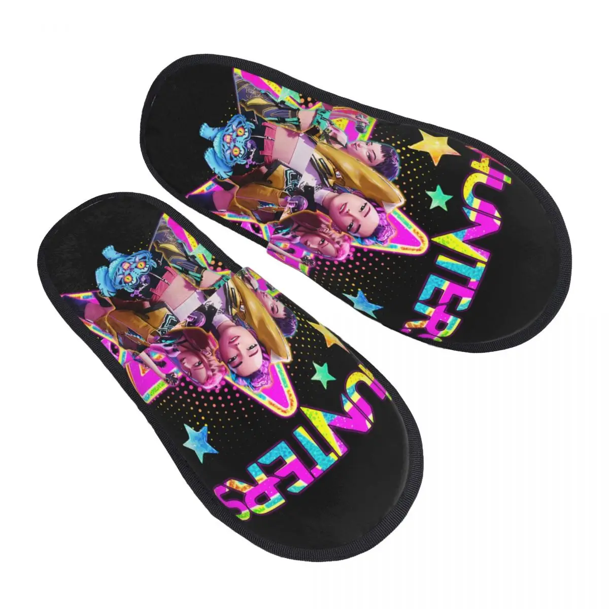 

Kpop Demon Hunter Huntrix домашние тапочки для девочек, женские удобные слипоны из пены с эффектом памяти, спа-тапочки