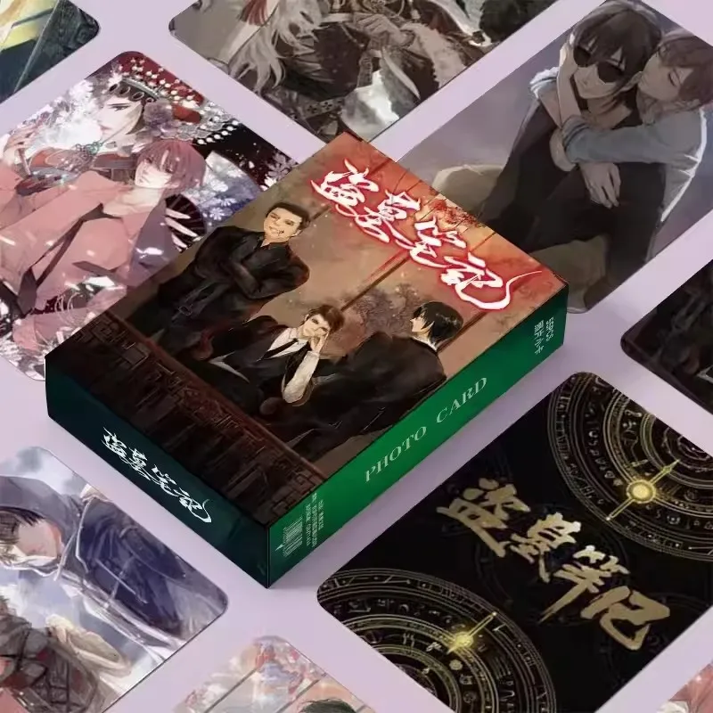 

55PCS Manga Time Raiders Photo Cards Set - Wu Xie, Zhang Qiling Collectible LOMO Cards Cosplay Gift