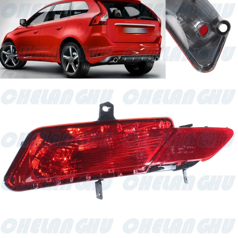 

For Volvo XC60 2014 2015 2016 2017 Left Side Rear Bumper Reflector Light Lamp Without Bulbs Car accessories 31353285