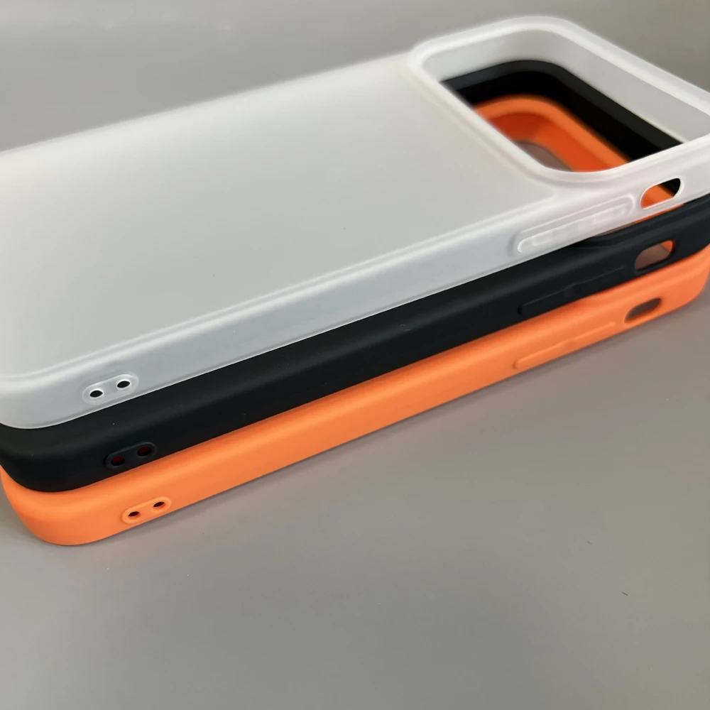 Farbige Handyhülle mit großem Loch für DIY XR bis 17Pro, weiche Silikon-Schutzhülle für XR bis 17Pro – Detail 2