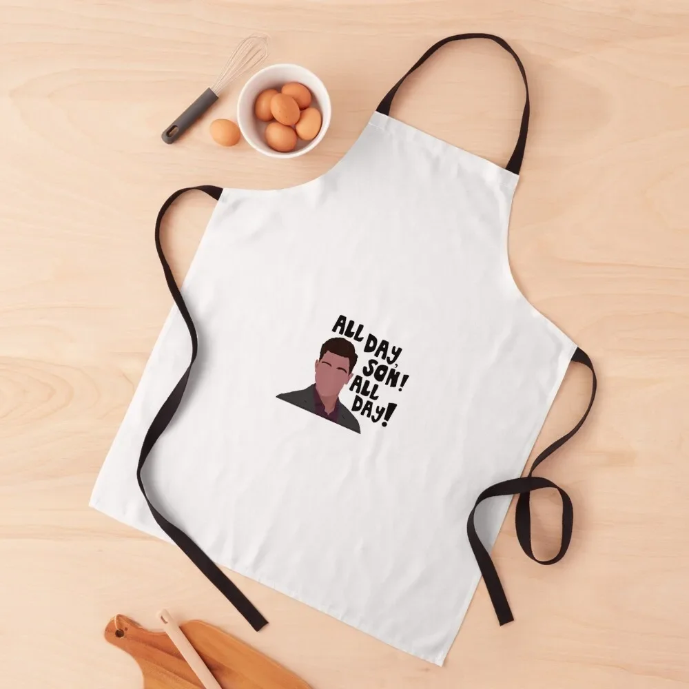 New Girl - Schmidt All Day Apron Restaurant Household Items Useful Apron