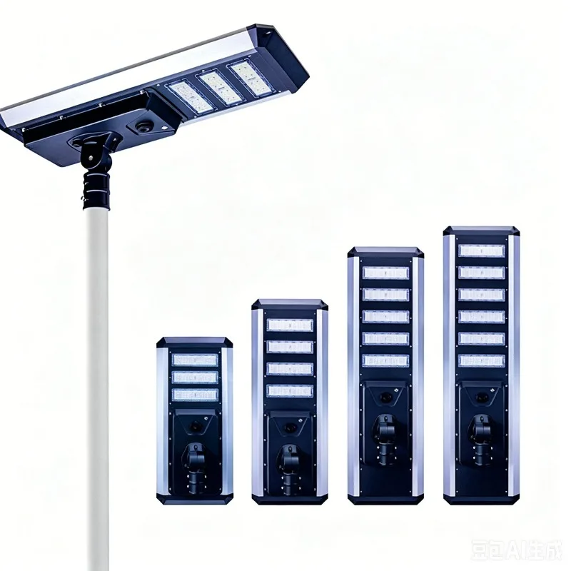 Solar street light outdoor garden light integrated super bright