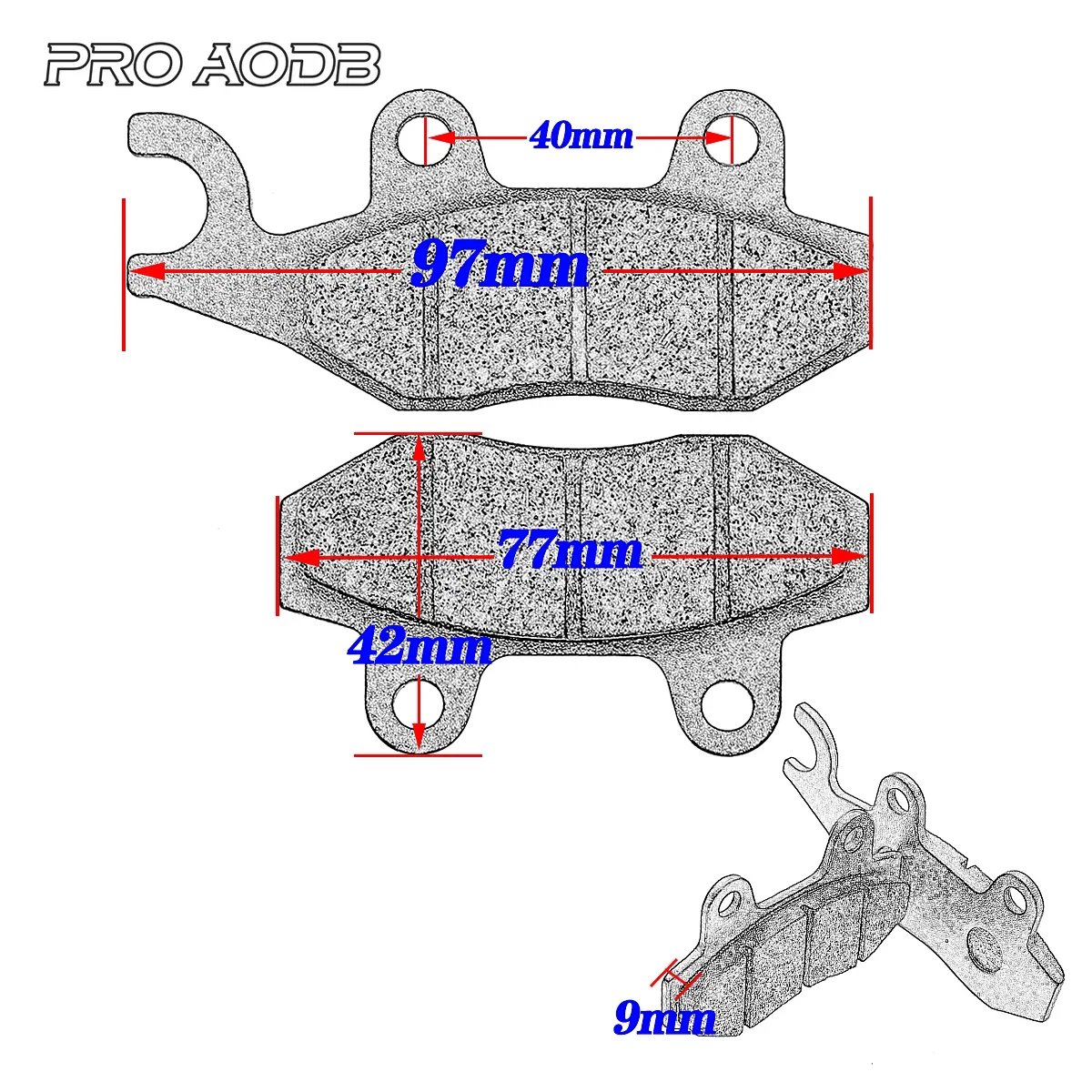 For Kawasaki Motorcycle KLX125 D Tracker KLX 125 KLX150 KLX 125 150 230 R KLX230 KLX230R 2019-2021 Front or Rear Brake Pads