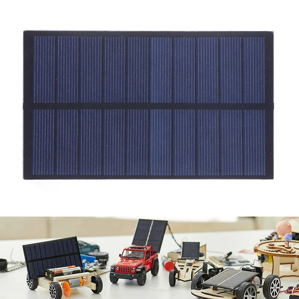1.5W 5V Portable Solar Panel Phone Power Bank Mini Solar Panel Kit Photovoltaic Cells for 3.6-5V Tablet Panel Solar /Lights