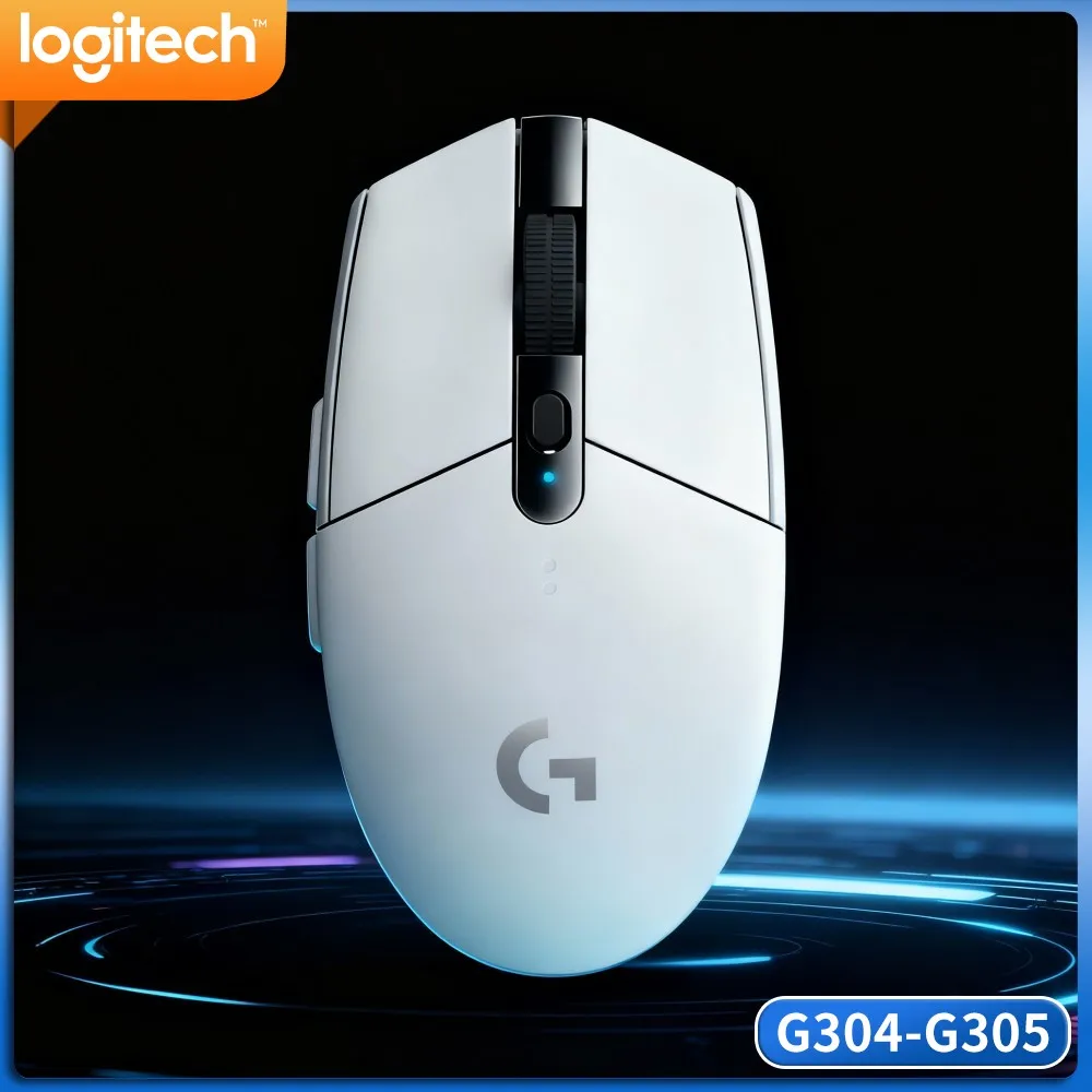 Logitech G304 Wireless Gaming Mouse 12000 DPI HERO Sensor LIGHTSPEED 1Ms 9-Month Battery Precise Movement Desktop Users