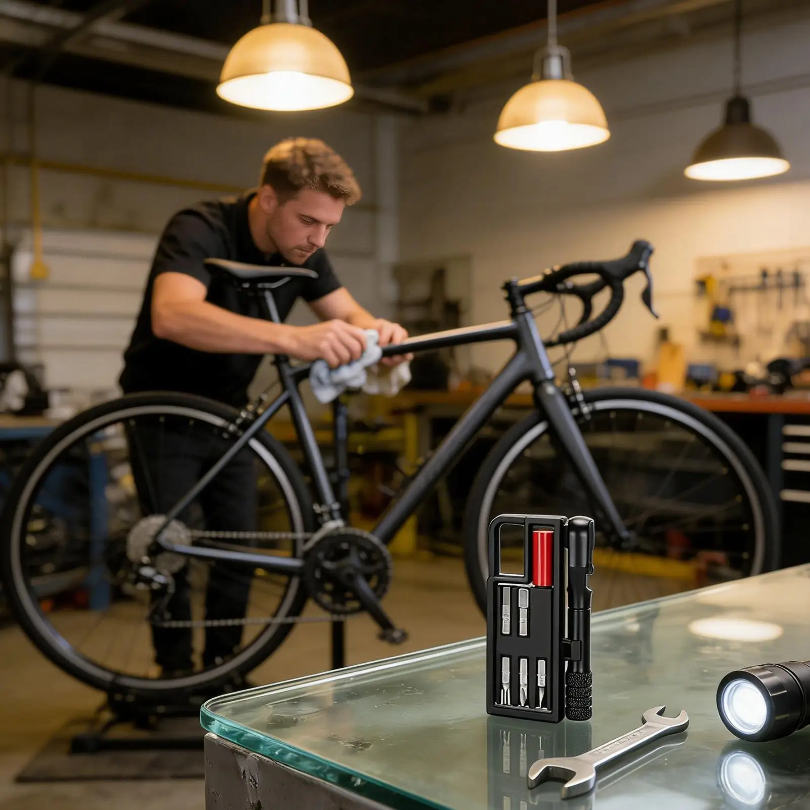 

Small Socket Wrench Heavy Duty Bike Repair Tool with Bits Mini Ratchet Set for Bike Repair for Bicycle Cycling Mountain Road Car