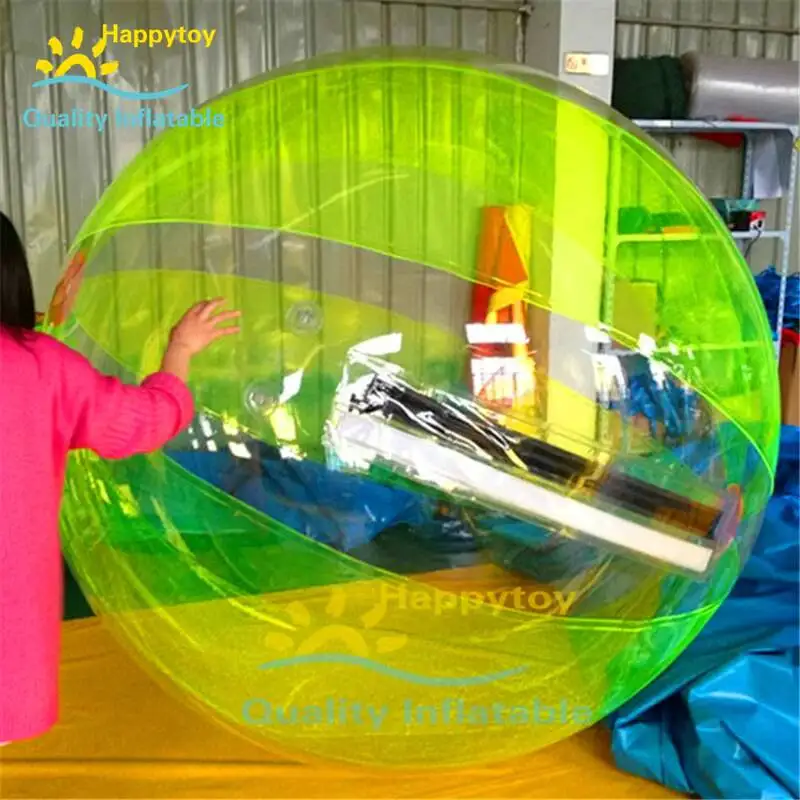 Green Inflatable Water Toys Human Hamster Lake Inflatable Water Walking Ball For Pool