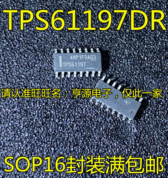 

5pcs original new TPS61197DR TPS61197 SOP16 IC/LED driver chip