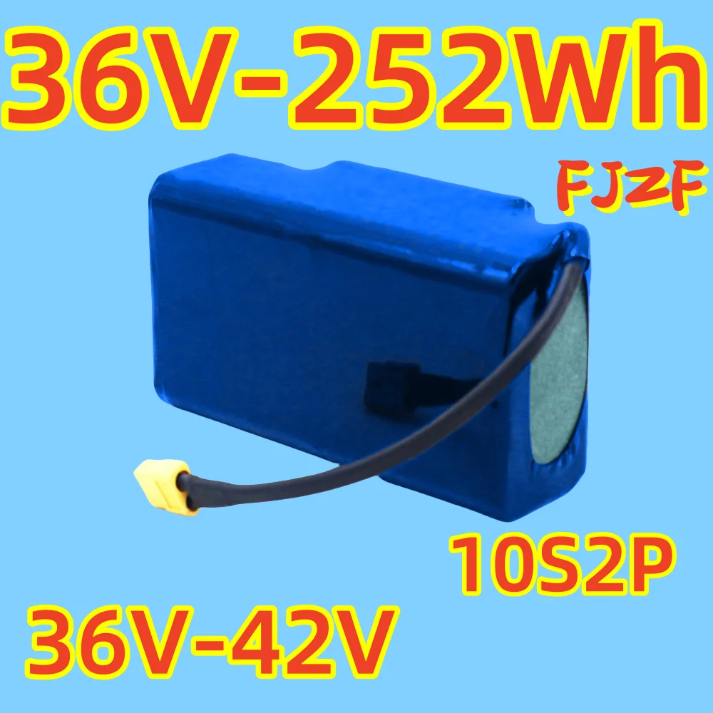 36 فولت 7Ah بطارية حزم قابلة للشحن 10s2p حقيقية ليثيوم أيون 42 فولت بطارية للكهرباء سكوتر التوازن الذاتي HoverBoard الدراجة الهوائية الأحادية العجلة #6