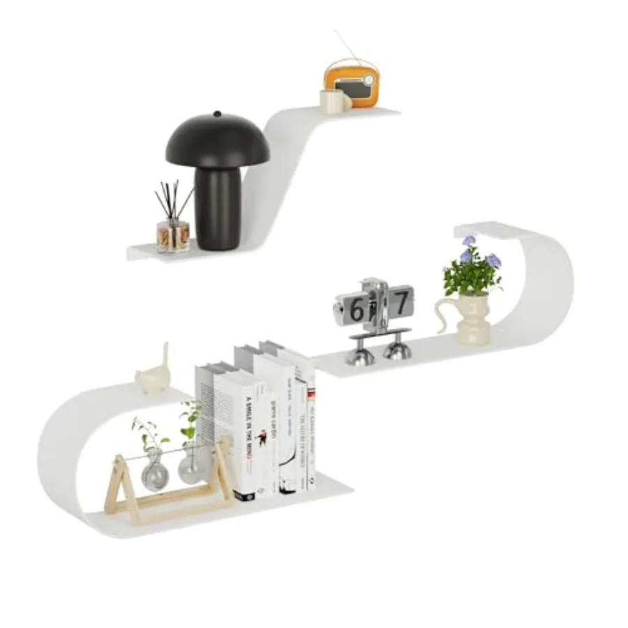 

Набор из 3-х металлических декоративных полок: уникальные настенные полки, современные длинные полки для спальни и ванной комнаты