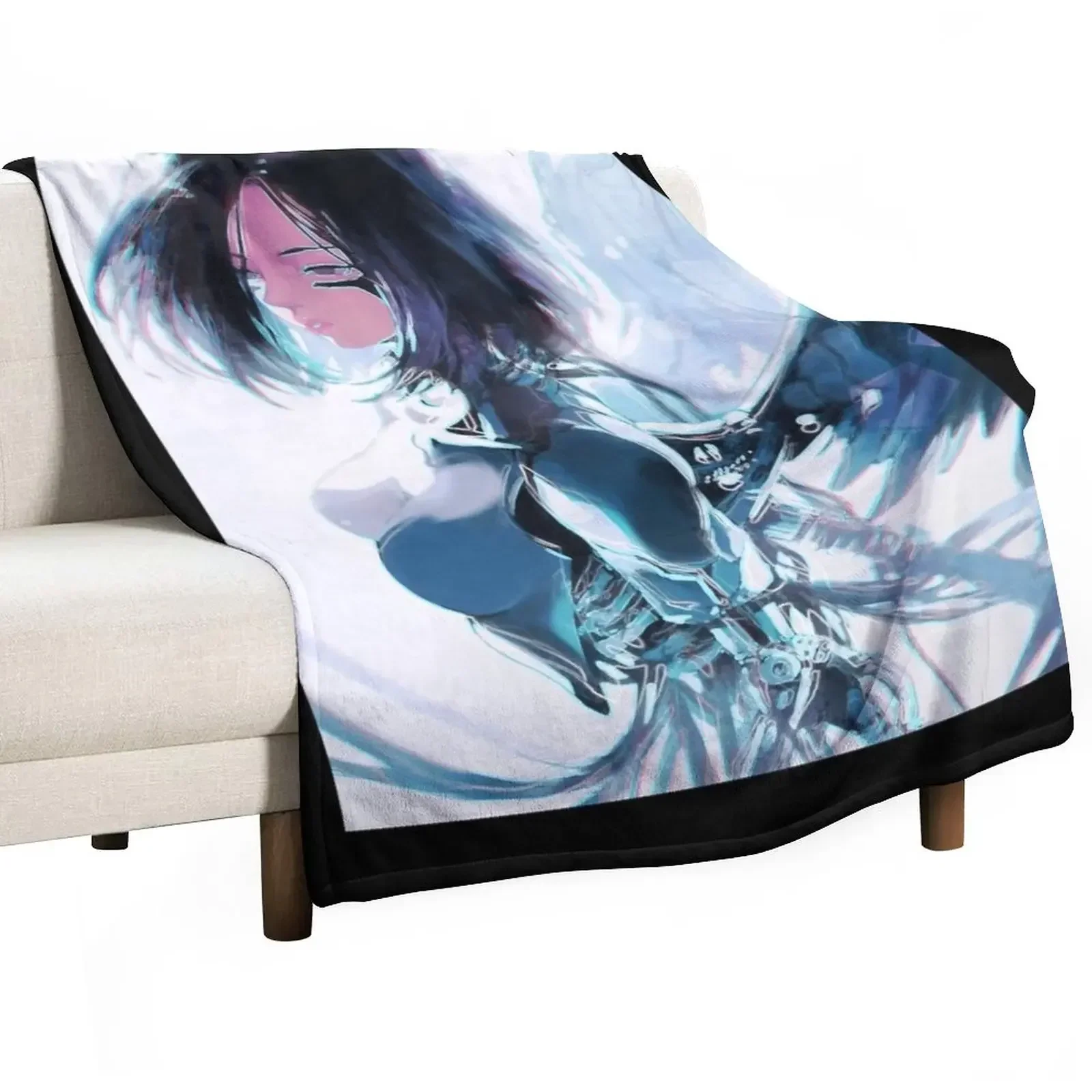 Alita: Battle Angel Throw Blanket Shaggy Nap Blankets