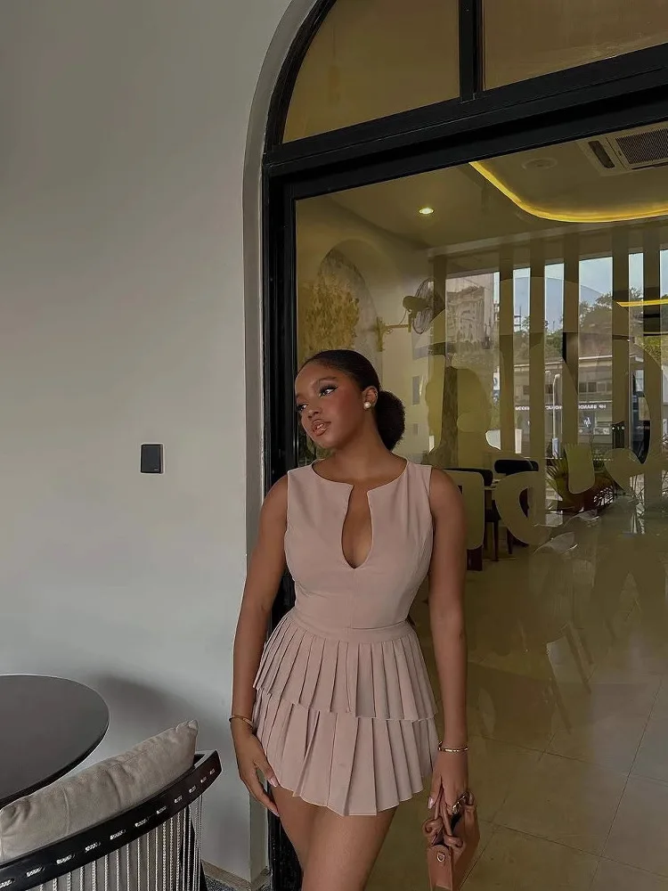 Ele Deep V Ne Sexy ort Skirt Dr Women's Summer New Arrival Svel High Waist Gown for Wedding Date Performance