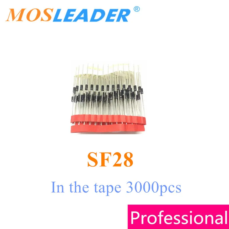Mosleader SF28 DO15 3000PCS In the tape 2A 600V Made in China High quality