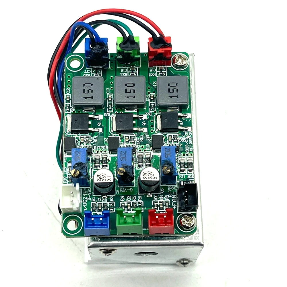 Source de lumière de scène d'animation RGB 3W, Module Laser polychrome, contrôle TTL DC12V