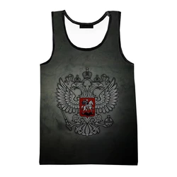 2024 Fashion Russia Flag 3D Printed Tank Tops Men Clothing Summer Casual CCCP National Streetwear Oversized Sleeveless Vest Man