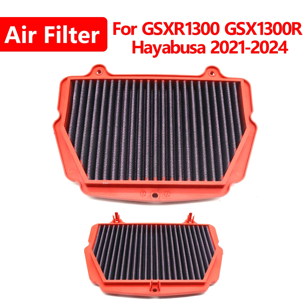 

For Suzuki GSXR1300 GSX1300R Hayabusa 2021-2024 Motorcycle Accessories Parts Air Filter Intake Cleaner System Parts Elements