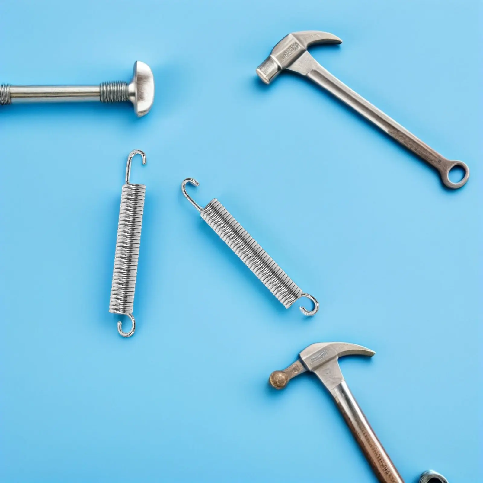 

2 шт. 5-дюймовые пружины растяжения для механизма сиденья кресла-реклайнера, сменные, усиленные, для ремонта мебели, комплект пружинных элементов