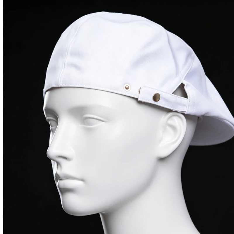 

Male and Female Dining Beret Cake Bakery Pastry Chef's Work Hat, Hair Proof and Breathable Chef's Hat for The Back Kitchen
