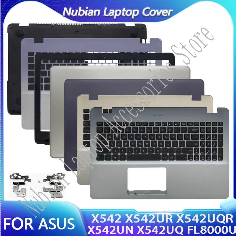 Imagem -01 - Tampa Traseira e Moldura Frontal para Asus Caixa Inferior Lcd Shell Nova Caixa de Habitação Shell X542 X542ur X542uqr X542un X542uq Fl8000u A580 F580 V580 tampa traseira e moldura frontal para asus caixa inferior lcd shell nova caixa de habitacao shell x542 x542ur x542uqr x542un x542uq fl8000u a580 f580 v580 01