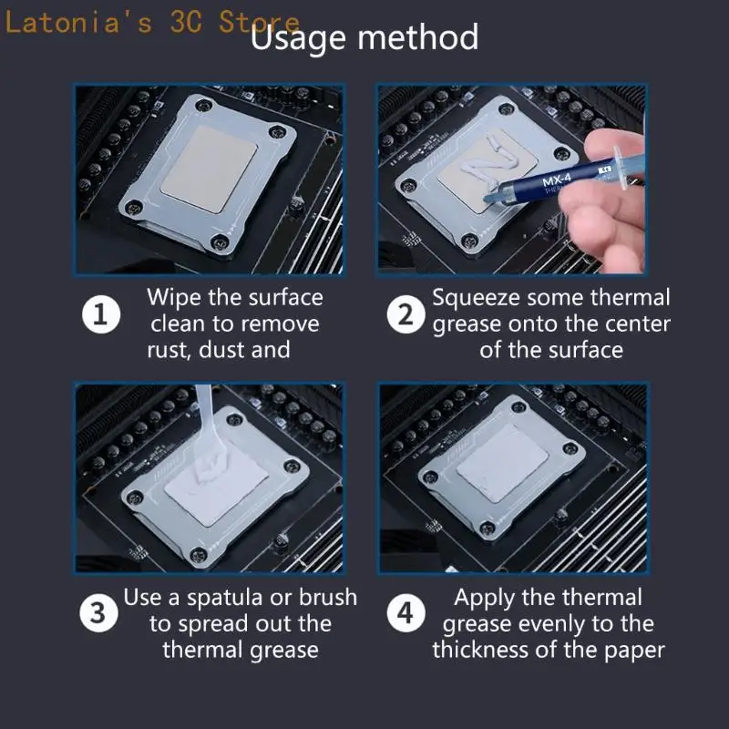 

X3UB Advanced Thermals Compound for Computer Processor Graphics Card Heat Dissipation