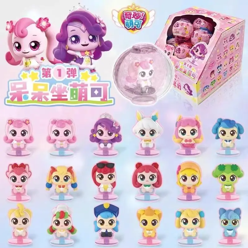 

Anime Catch Teenieping Magic Party Heartsping Princess Diamond Ball Styling Figure Toys Set Cartoon Model Cute Girls Gifts
