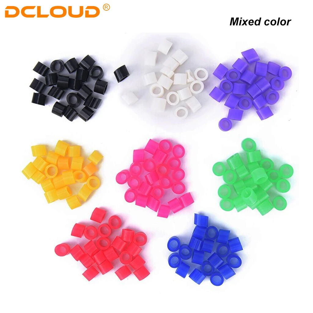 160Pcs Dental Code Rings Silicone Instrument Identification Code Recognition Colorful Ring Fit Hand Instruments Dentist Material