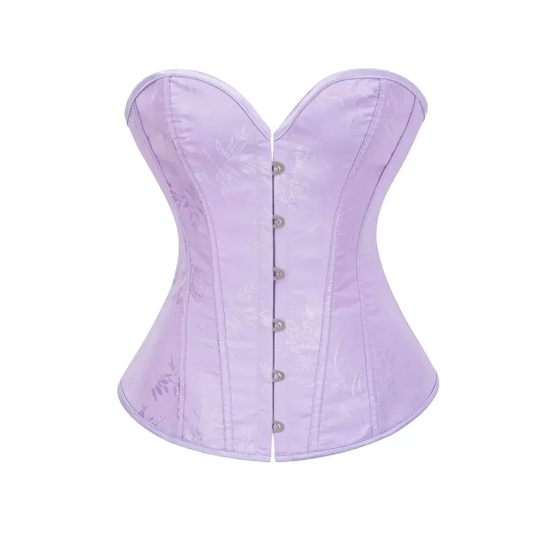 

S-XXL Корсеты и бюстье Корректирующее белье Парчовое нижнее белье Корсет с завышенной талией Топ Сексуальный женский винтажный красный черный зеленый розовый синий