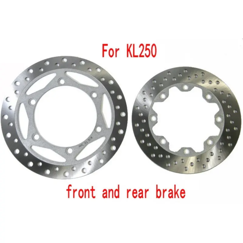 Dirt Motorcycle Front Disc Brake Rotor For Kawasaki KL250 Super Sherpa 1997-2007 Front And Rear Brake Disc