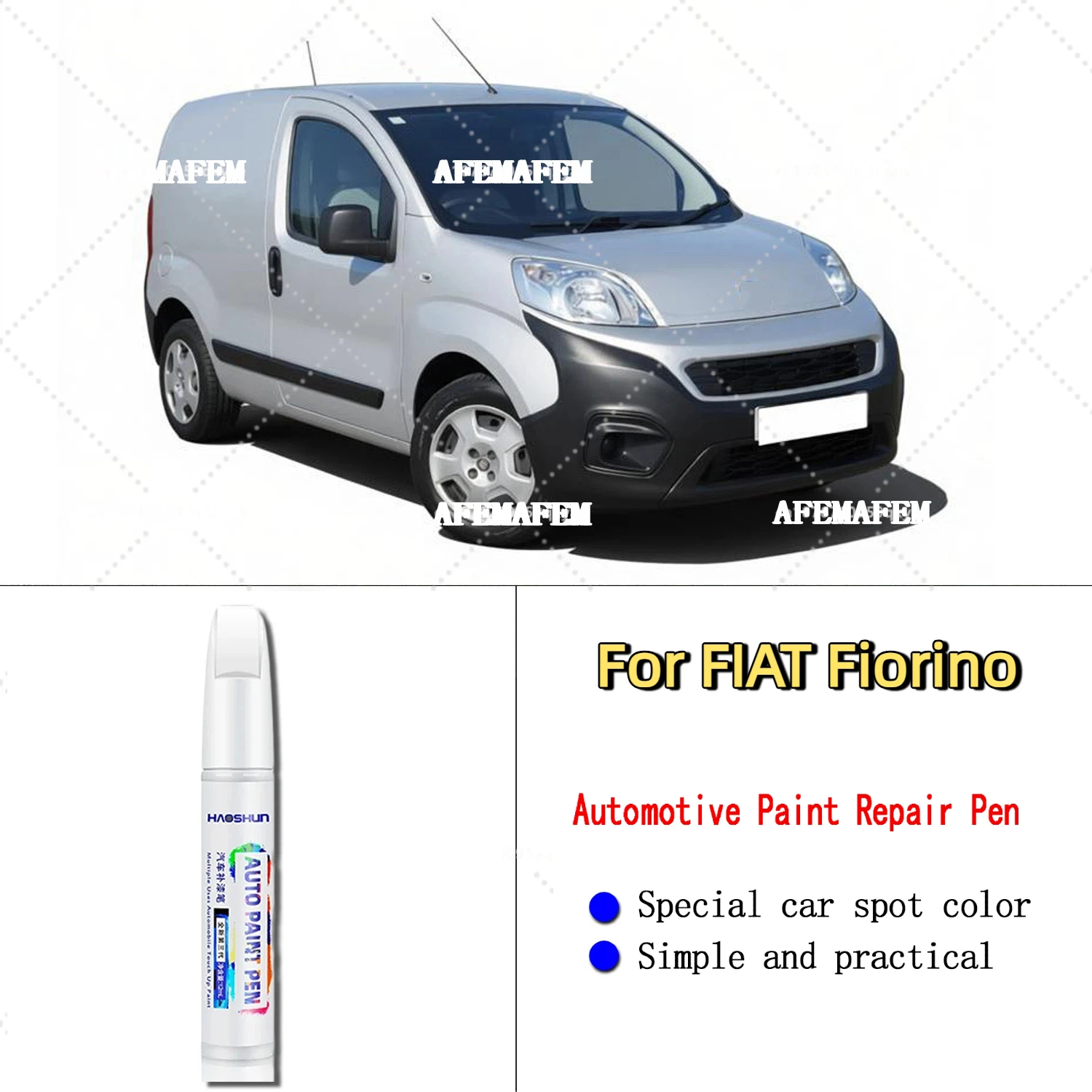 For FIAT Fiorino Professional Paint Touch Up Pen Restores Original Factory Paint Finish, Enhances Gloss & Car Shine Effectively
