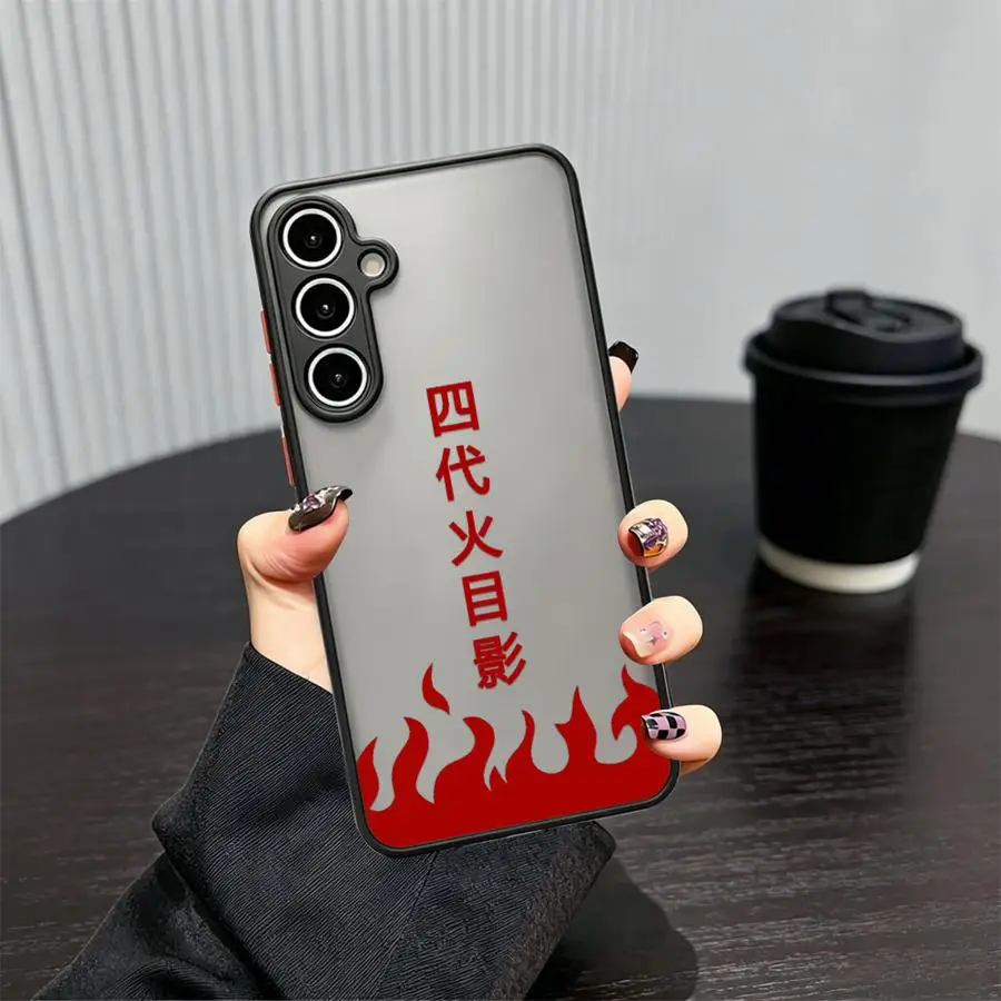 N-Narutos LOGO Case for Samsung Galaxy A34 A14 A23 A56 A55 A52S A72 A16 A15 A73 A33 Phone Cover A53 A35 A17 A52 A36 A54