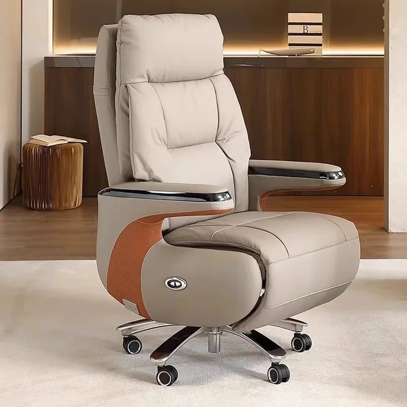 

Comfortable electric boss chair leather office chair high-end chair