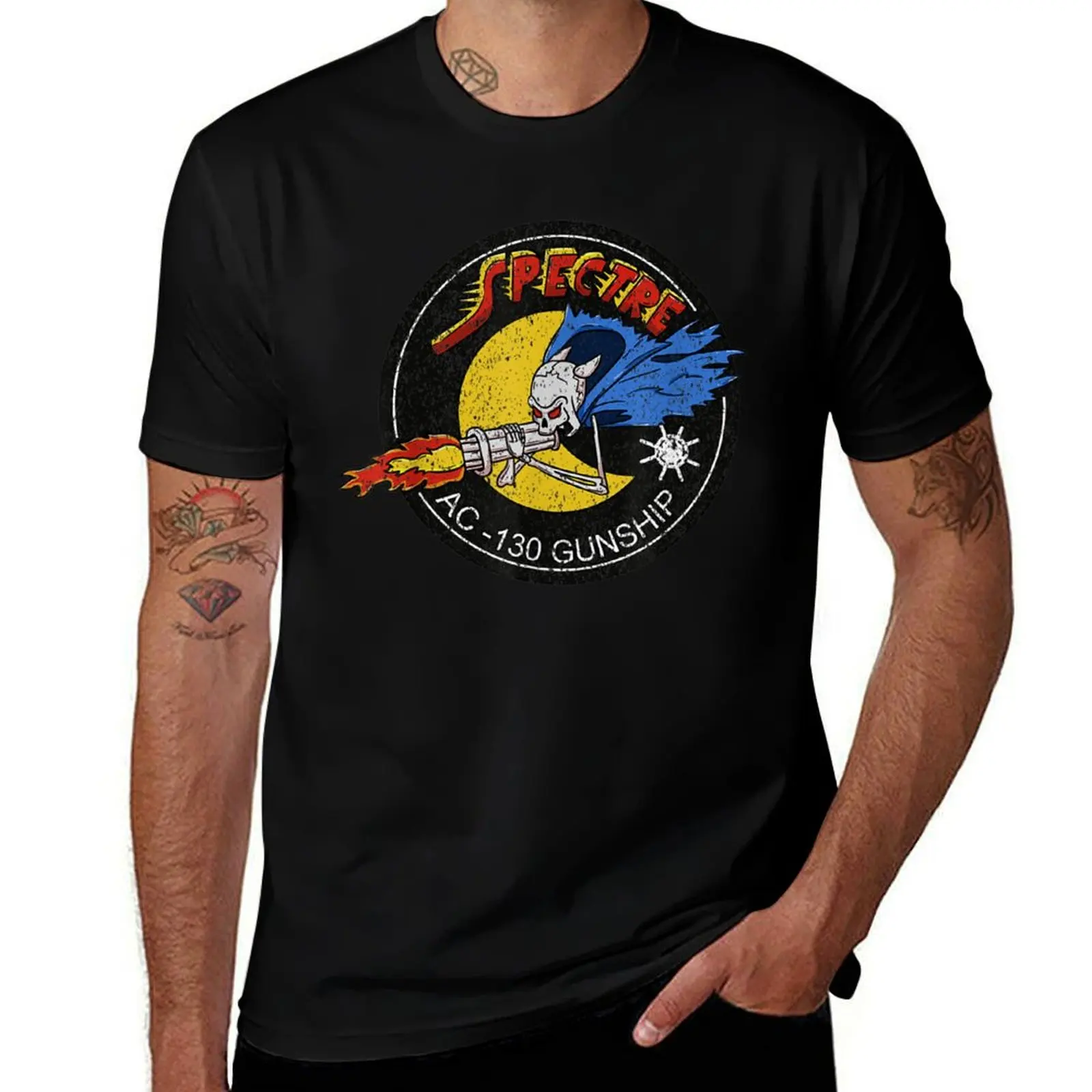 Aerial Gunner T-Shirt Casual Breathable Short Sleeve Top T-Shirt