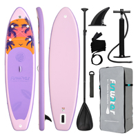 FunWater Inflatable Stand Up Paddle Board Surfboard Surfing Sup Board 335x84x15CM Complete Inflatable Paddling Board Accessories