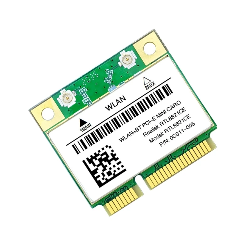 RTL8821CE Mini PCI-E Card 802.11AC 2.4/5G BT5 1200M Wireless WIFI Card