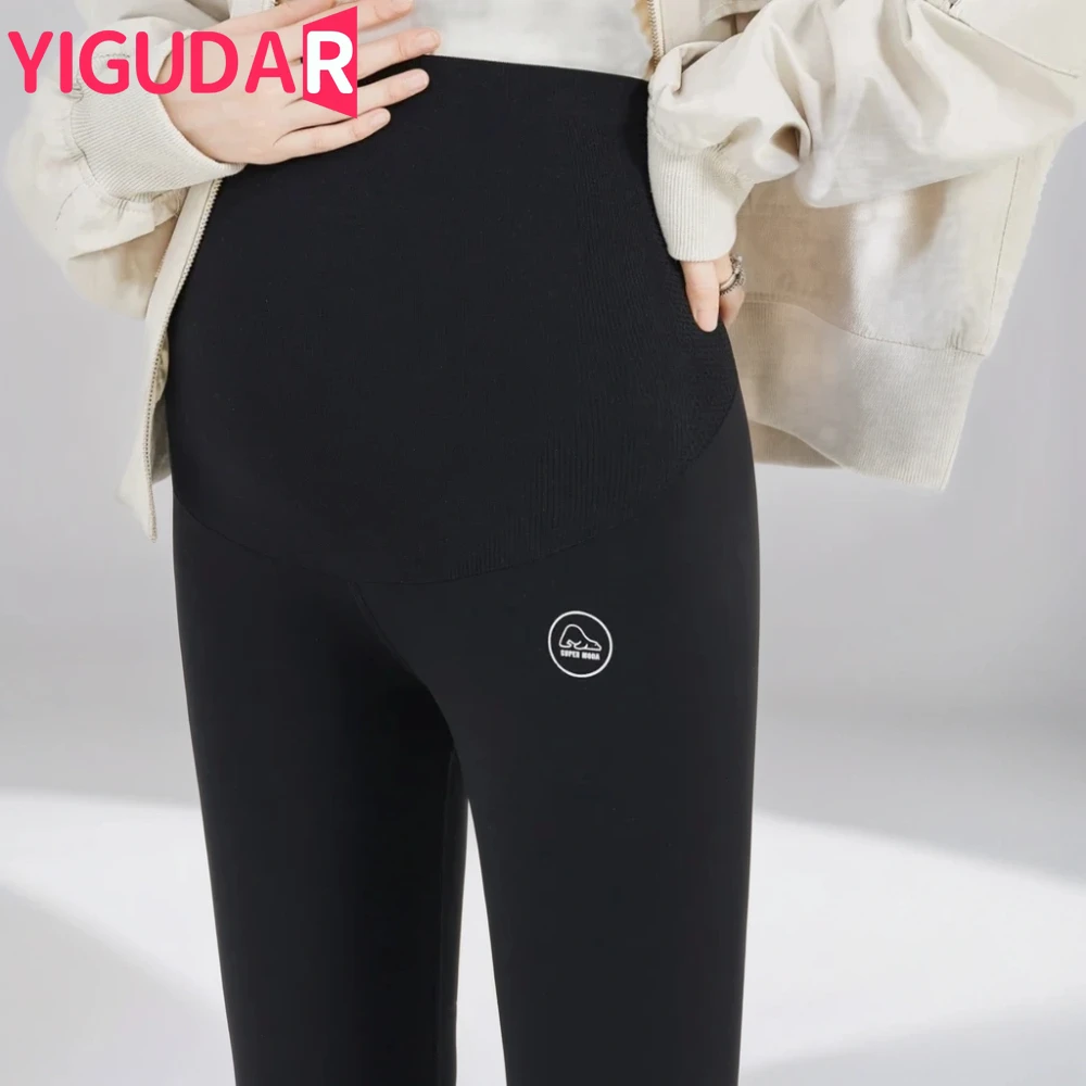 

Pregnant Women clothing High Waist Belly Pants Maternity Legging Spring Autumn Fashion Trousers pregnancy photoshoot Leggings