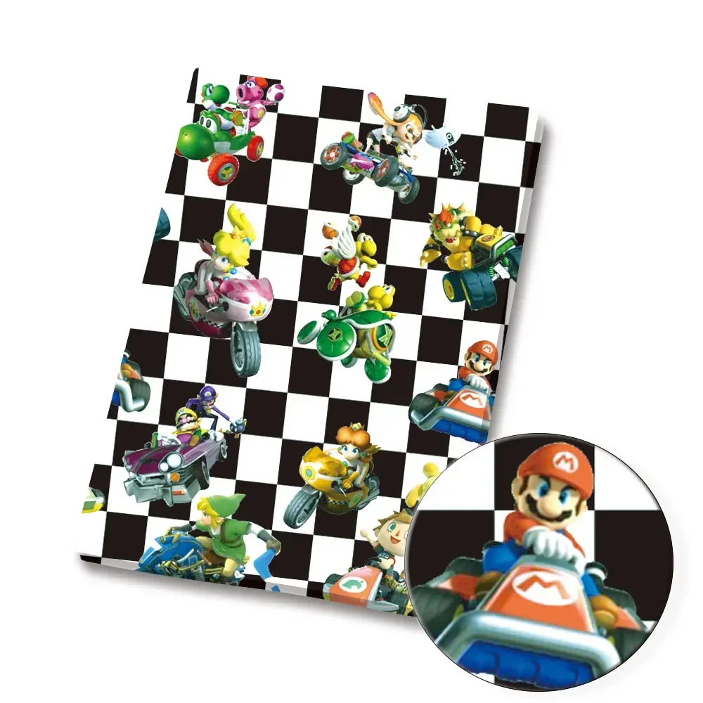 Mario game Fabric140*50cm Handmade Sewing Patchwork Quilting Baby Dress Home Sheet Printed Fabric Fabric Sewing Kids
