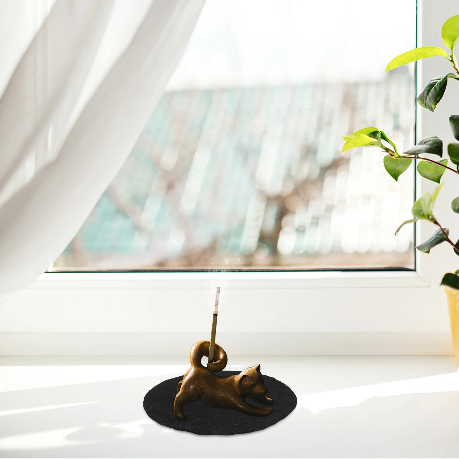 

20pcs Incense Burner Mat Fireproof Censer Pad Heat Resistant For Yoga Spa Home Office High Temp Protection