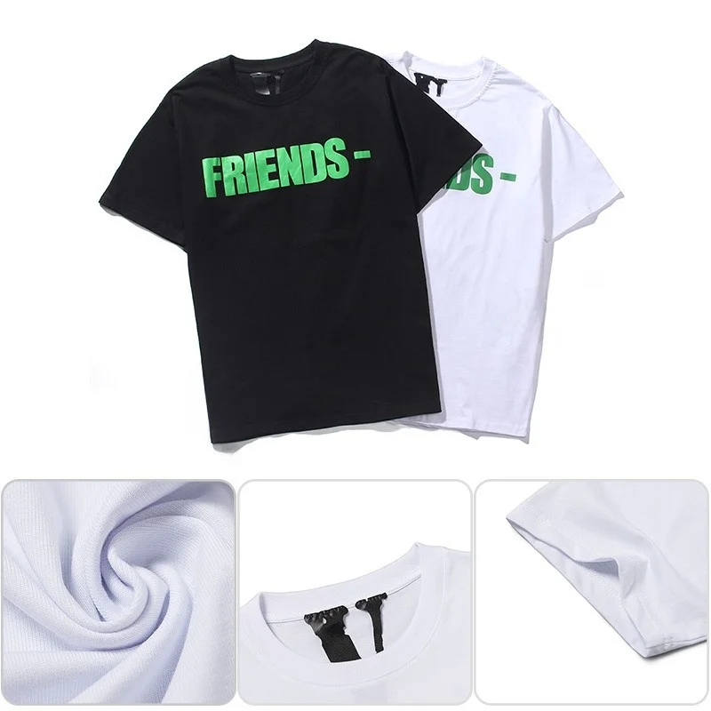 تي شيرت V-Ne ort Sve ex e نمط البرق فضفاض مناسب للصيف ملابس غير رسمية M Cheng Guan Xi Dragon من FOG