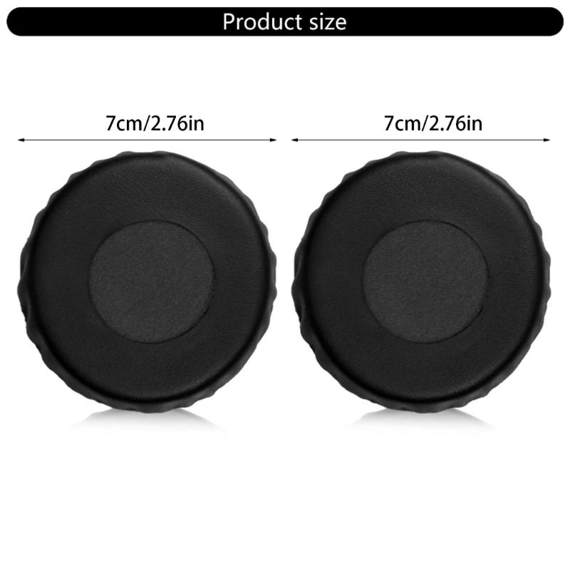 Substituições almofadas ouvido para MDR XB600, capas almofadas ouvido couro macio espuma melhoram o ruído
