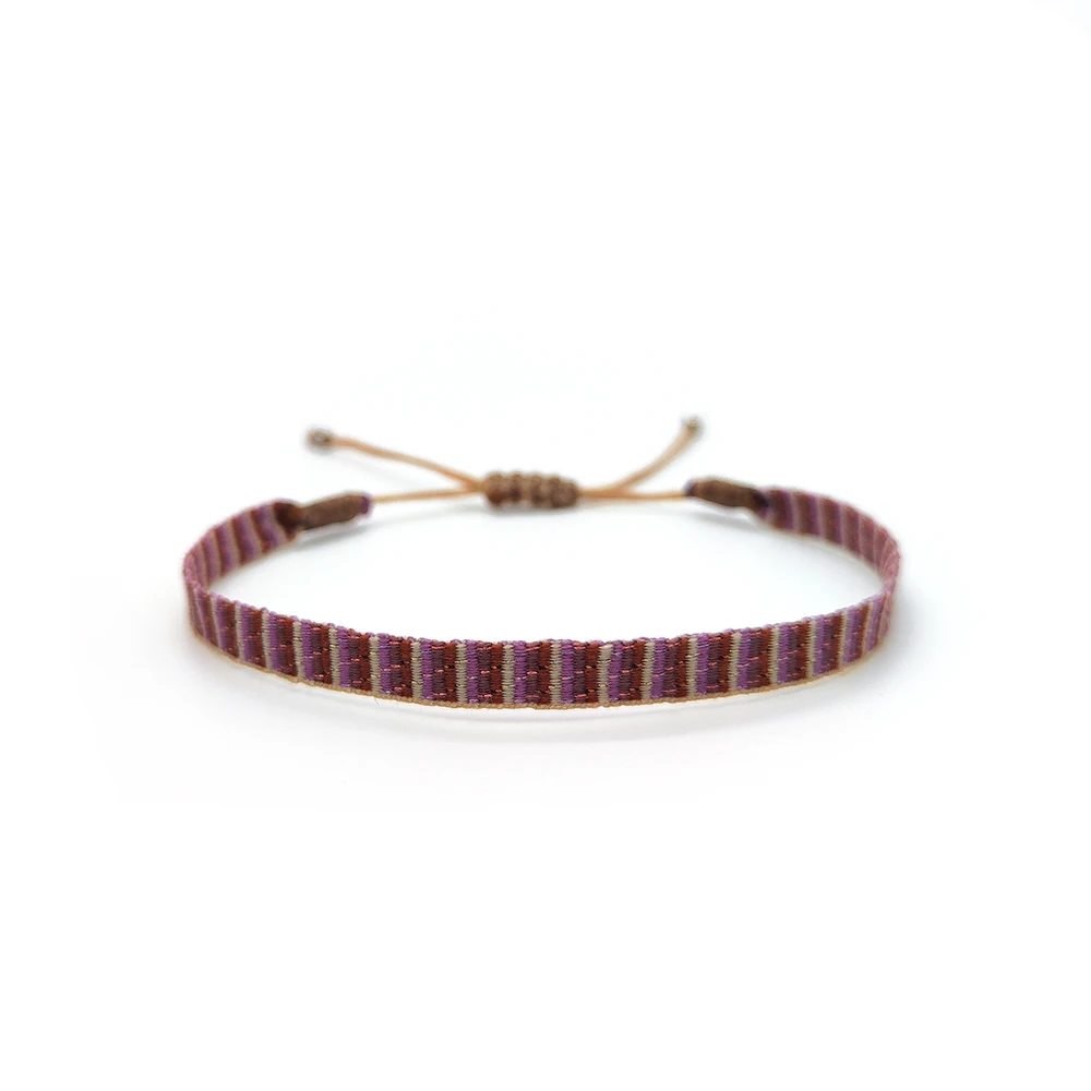 KKBEAD Kolumbien Armband Stoff Stoff Armbänder für Frauen Männer Handgewebtes geflochtenes Armband Geschenk Großhandel Boho Freundschaftsschmuck – Detail 25