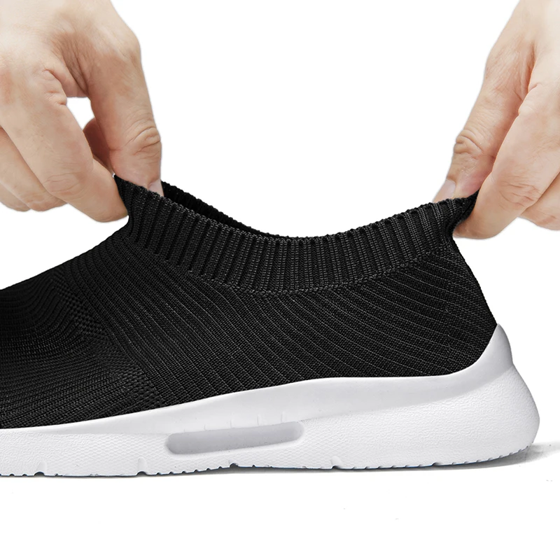 Men Light Running Shoes Jogging Shoes Breathable Man Sneakers Slip on Loafer Shoe Men\'s Casual Shoes Size 46 DropShipping