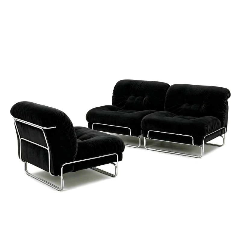 Modern style metal frame modular casual comfortable sofa