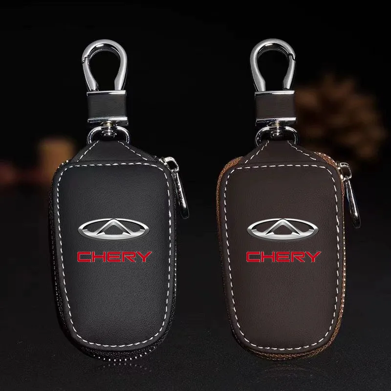 

Car key pack leather remote control protective case for key case Chery Arrizo 5 Tiggo Blossom 3 8 7 3X 5X GX A1 A3 A5 EQ7 Pro