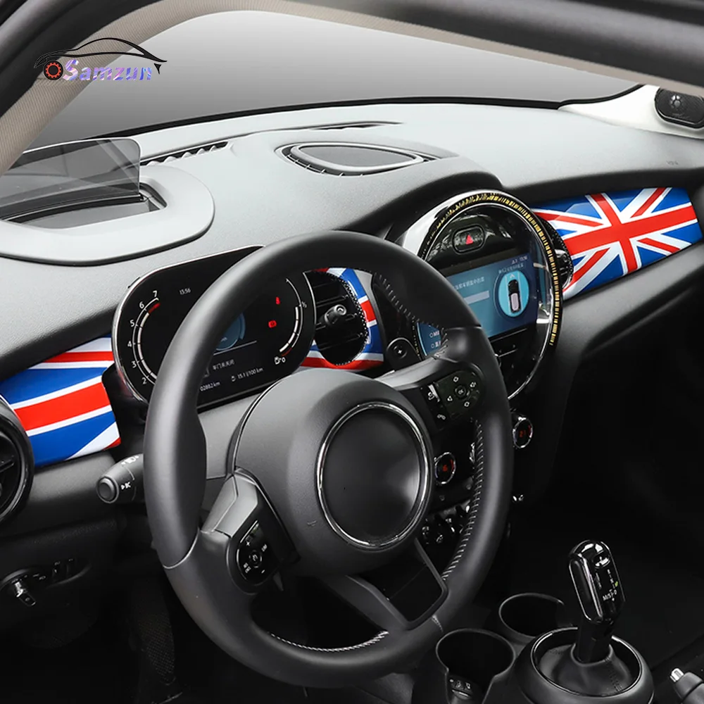 For MINI Cooper F55 F56 F57 2021-2023 Car Dashboard Cover Center Control Console Panel Trim Decoration Modification Accessories
