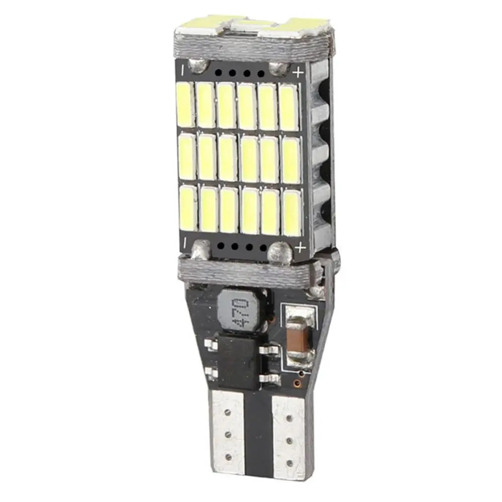 سوبر الأبيض LED لمبة السيارة ، مصباح الفرامل السيارات ، بدوره مصباح إشارة ، T15 ، 45 ، مصلحة الارصاد الجوية ، 2835 ، DC12V