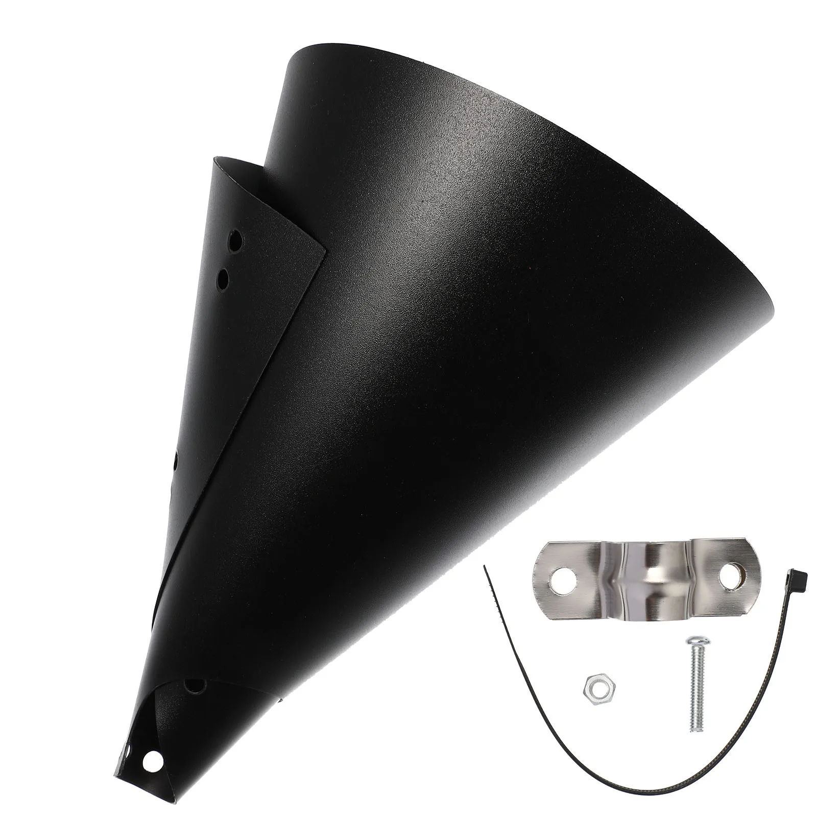 

1pc Adjustable Pole Hanging Squirrel Baffle Black Durable Weatherproof Bird Feeder Protector Garden Decor Outdoor Squirrel